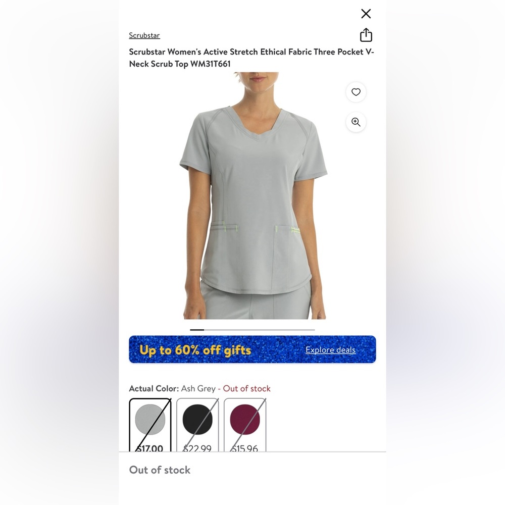 Scrub Star Women’s Active Stretch Scrub Set